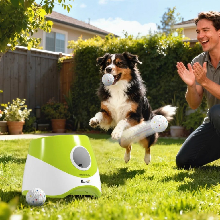 Automatický vrhač míčků | zelený