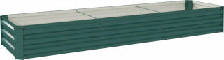 Vyvýšený záhon 240x60x30 cm | zelený č.1