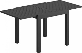 Rozkládací zahradní stůl pro 4-6 osob | černý č.1