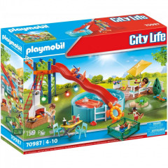 Playmobil 70987 Bazénová párty so šmykľavkou č.1