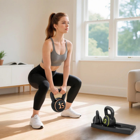 Sada 3 kettlebellů | černá č.5