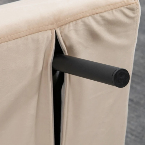 Relaxační rozkládací křeslo Valy | béžové č.6