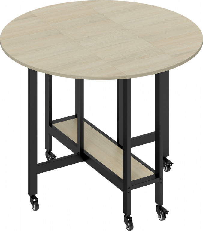 Rozkládací jídelní stůl 100 x 100 x 75 cm | přírodní