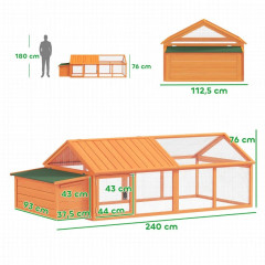 Klec pro kuřata | oranžová č.3