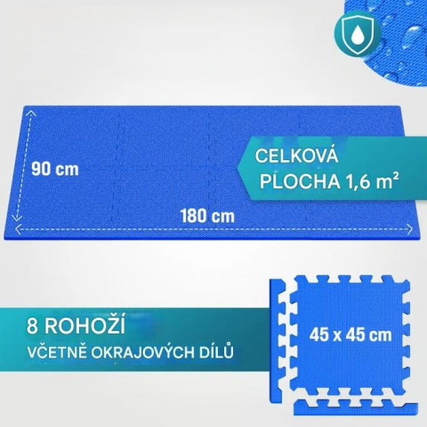 Ochranné podložky sada 8kusů | modré č.3