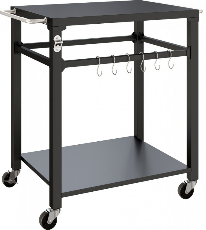 Venkovní grilovací vozík | černý