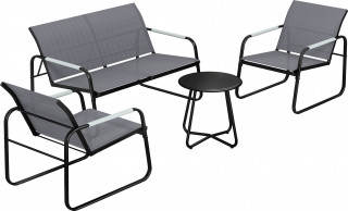 Odolný balkonový nábytek | šedý č.1