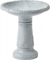 Pryskyřicová ptačí vanička | šedá č.1