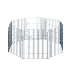 Kovová ohrádka pre šteňatá 8-dielna 63 x 76 cm č.3