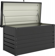 Kovový zahradní box 450 litrů | šedý č.1