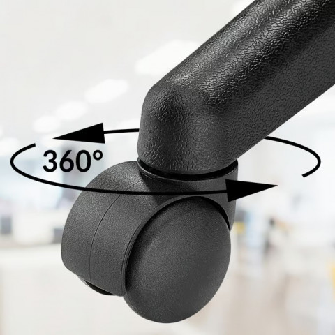 Toaletní stolek Jocelyn s LED osvětlením a pojízdnou stoličkou | bílý č.7