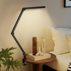 LED stolní lampa s otočným ramenem | černá č.1