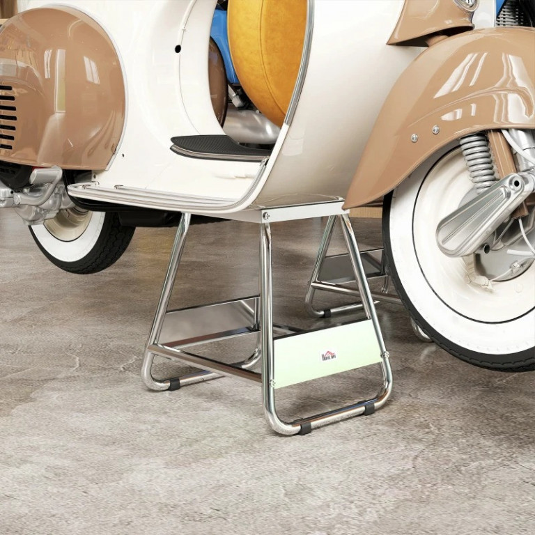 Stojan na motorku 40x36x40,5 cm | šedý