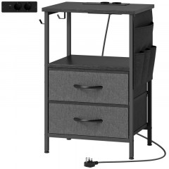 Konferenční stolek s nabíjecí stanicí | černý č.3