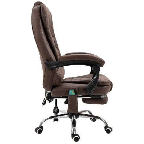 Kancelářská židle s masážní funkcí 65 x 70 x 111x119 cm | hnědá č.6