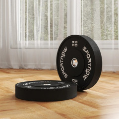 Sada 2 činek, 2 x 20 kg | černé č.1