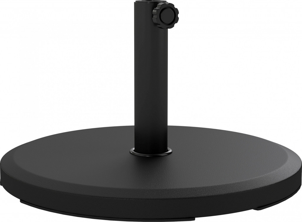 Cementový stojan na slunečník 13 kg | černý