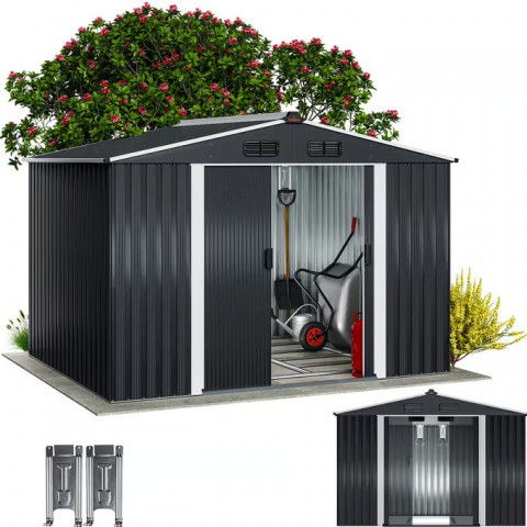 Zahradní domek s podstavcem XXL 260x205x180cm | antracit č.3