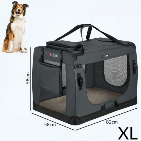 Přepravní box pro psy XL 82x58x58cm |modrá č.3