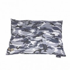 Luxusný poťah na vankúš pre psa Lex & Max Army 100 x 70 cm | šedý