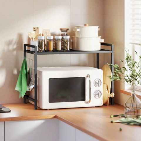 Výsuvný kuchyňský stojan | černý č.4