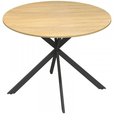 Kulatý jídelní stůl pro 4 osoby Ø100 cm | dub č.4