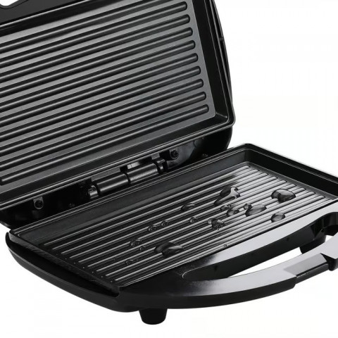 Toustovač, vaflova a gril 3 v1 800W |černý/stříbrný č.5