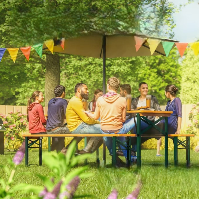 3dílný pivní set | tmavě zelená