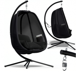 Závěsné křeslo Alvie 190x140x110cm | antracit č.1