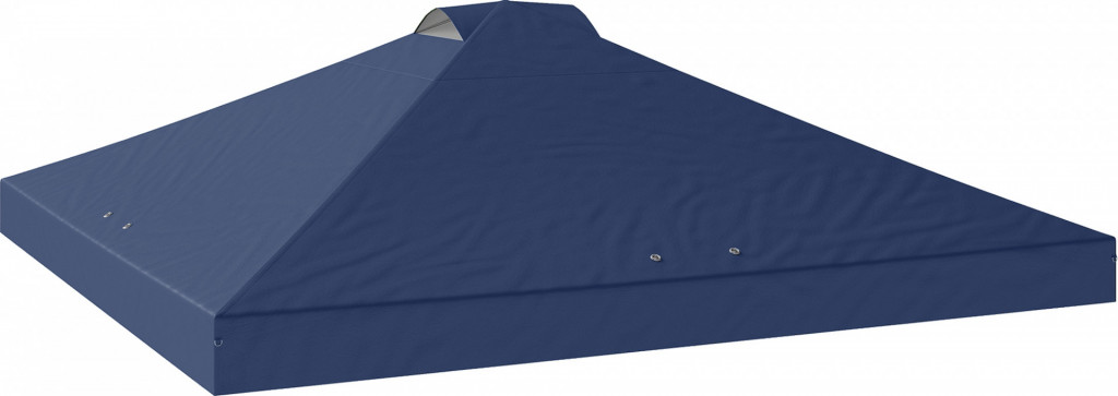 Náhradní střecha na altán s 8 odtokovými otvory 3 x 3 m | modrá