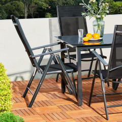 Zahradní sedací souprava Bern 7dílná | antracitová, hliník č.3