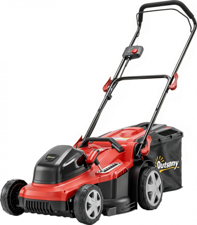 Elektrická sekačka 800 W se záběrem 40 cm | červená + černá
