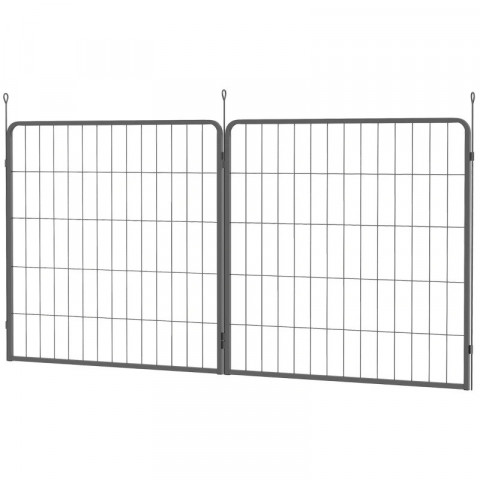 Sada 2 prodlužovacích panelů 80x90x80 cm | šedá č.2