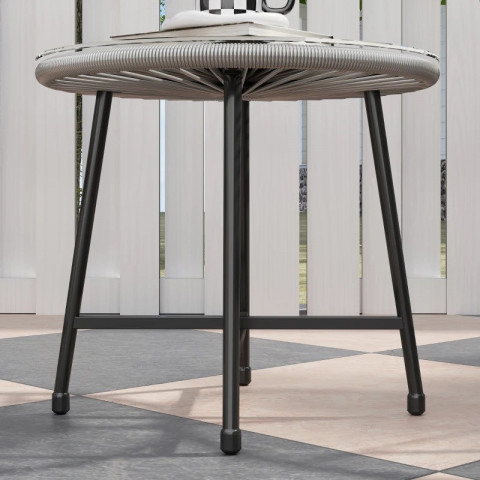 Polyratanový zahradní nábytek | šedý č.5