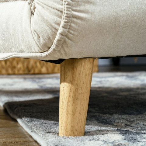 Rozkládací pohovka s funkcí lůžka | krémově bílá č.5