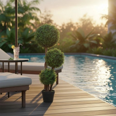 Umělá zimostrázová koule velká 100cm | zelená č.1