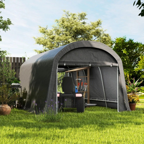 Garážový stan 300 x 450 x 230 cm | tmavě šedý č.4