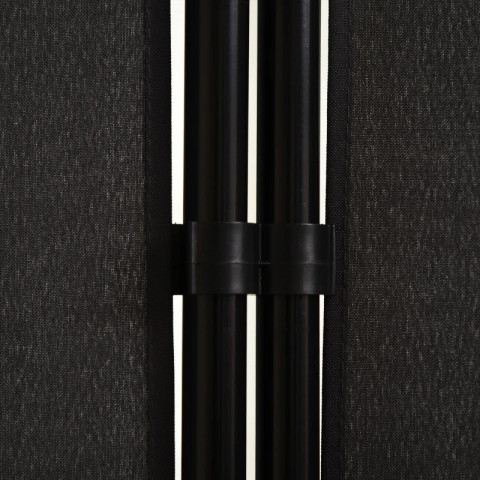 Paraván 3-dílný 253 x 182 cm | černý č.4
