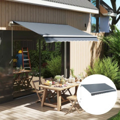 Náhradní látka na markýzu 3 x 2,5 m | šedá č.1