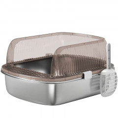 Kočičí toaleta XXL | antracitově šedá č.2