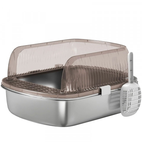 Kočičí toaleta XXL | antracitově šedá č.2