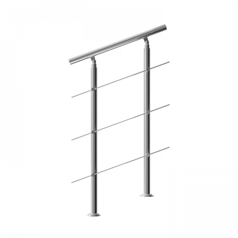 Zábradlí na schody z nerezové oceli 80cm č.2