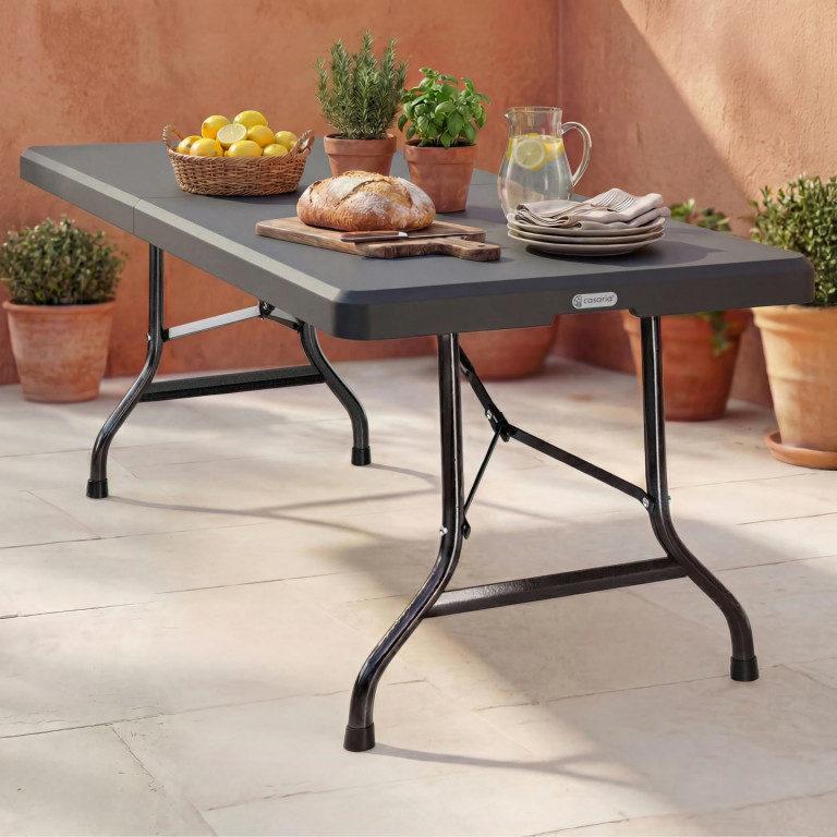 Skládací stůl na zahradu 183x75x73cm | antracit