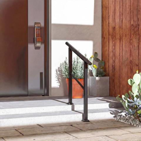 Schodišťové zábradlí pro 2-3 schody | černé č.4