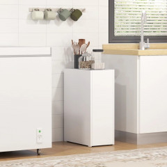 Úzká koupelnová skříňka, 47 x 25 x 66,5 cm | bílá č.1