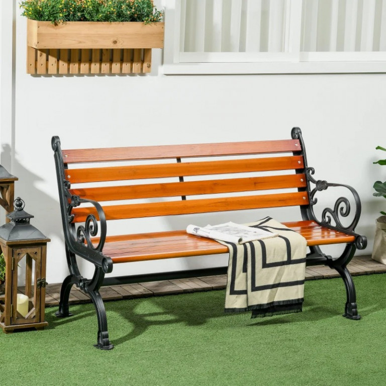 Zahradní lavička 120 x 64 x 79 cm | teak
