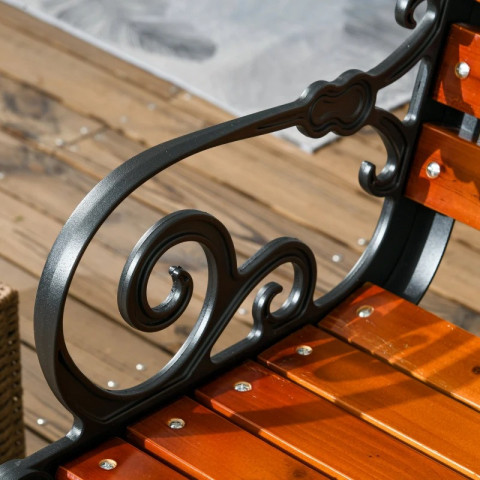 Zahradní lavička 120 x 64 x 79 cm | teak č.5