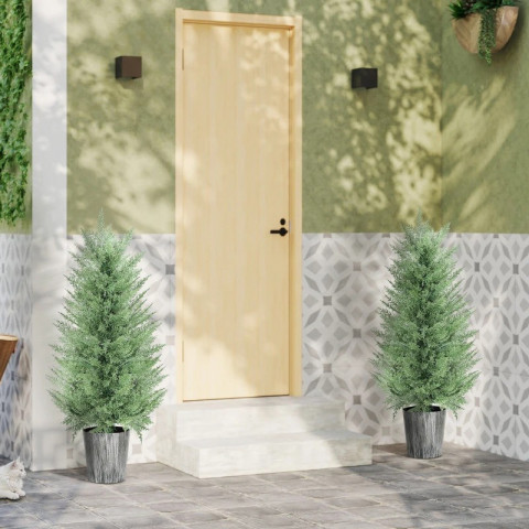 2 umělé cypřiše 90 cm | zelené č.3