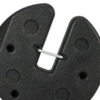 Sada 4 kulatých závaží pro altán | černé č.2