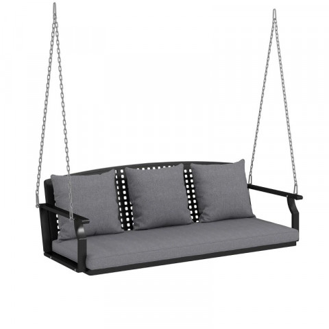 3místná houpací lavice | šedá č.3